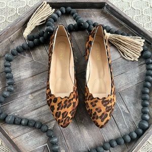 Chase+Chloe Leopard Print Flats